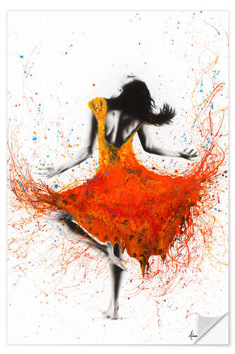 Sticker mural Danse de la tempête du désert