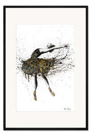 Gerahmter Kunstdruck Der schwarze Schwan II