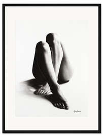 Gerahmter Kunstdruck Aktstudie der Beine 42
