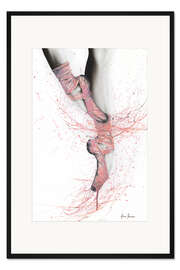 Gerahmter Kunstdruck Alte Schuhe, neuer Tanz