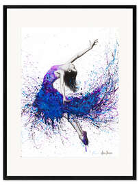 Ingelijste kunstdruk Evening sky dancer