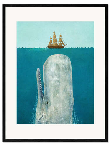 Framed art print The whale