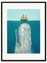 Framed art print The whale - Terry Fan