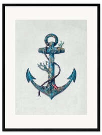 Plakat artystyczny premium w ramie lost at sea