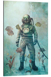 Magnettafel Ein Garten unter dem Meer