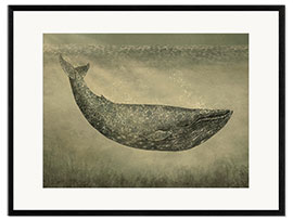 Framed art print The wallpaper whale