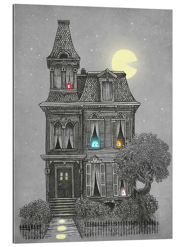 Gallery print Haunted house