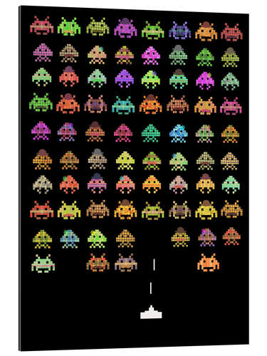 Galleriprint Colorful invaders