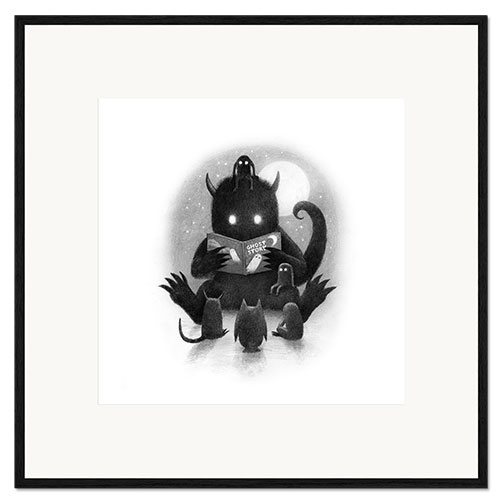 Framed art print Time for stories