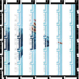 Gerahmter Kunstdruck Party Wal