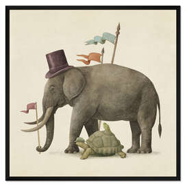 Gerahmter Kunstdruck Die Parade