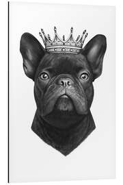 Magnettafel The French Bulldog king