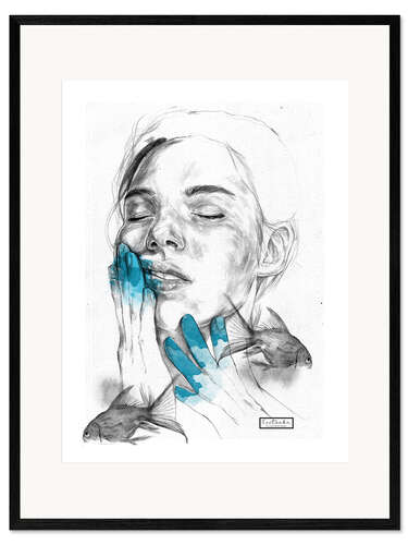 Impression artistique encadrée Eau