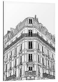 Magnettafel Pariser Fassade