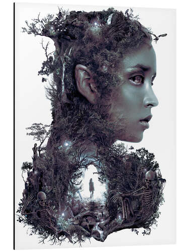 Aluminium print The Dark Elf Fantasy