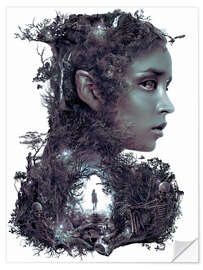 Wall sticker The Dark Elf Fantasy