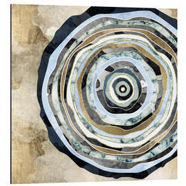 Magnettafel Holzscheibe abstrakt