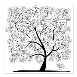 Målarbild Livets träd