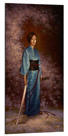 Tableau en aluminium The Blue Kimono