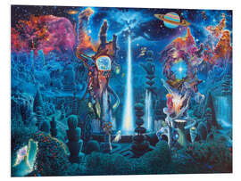 Foam board print The Garden In The Valley Of The Stars