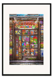 Gerahmter Kunstdruck Groovy Records