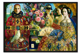 Gerahmter Kunstdruck Spiel