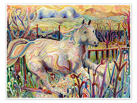 Wandbild  Meine Seele ist ein entflohenes Pferd - Josh Byer