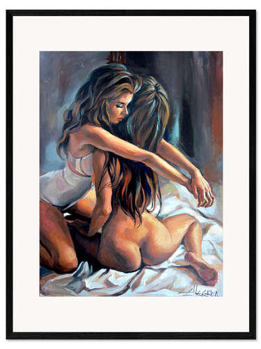 Framed art print Intimate