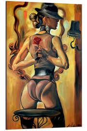 Magnettafel Erotische Rückenansicht