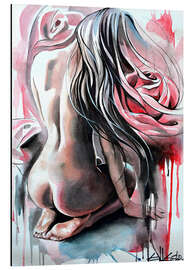 Magnettafel Erotische Rose