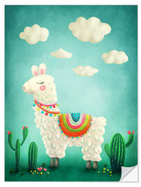 Muursticker Llama I