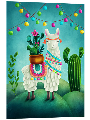 Cuadro de metacrilato Llama feliz