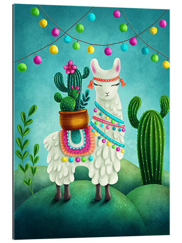 Gallery print Happy LLama