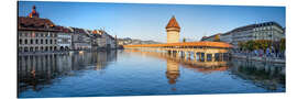 Cuadro de aluminio Chapel Bridge in Lucerne