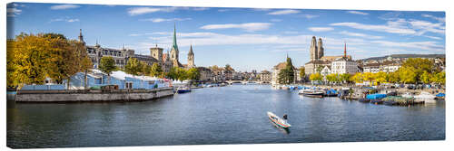 Canvastavla Zurich panorama cityscape