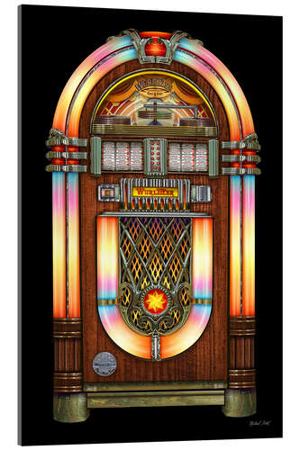 Akryylilasitaulu Vintage Jukebox