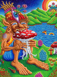 Magnettafel Muncher Of Mushroomland