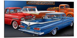 Aluminium print American Honkers