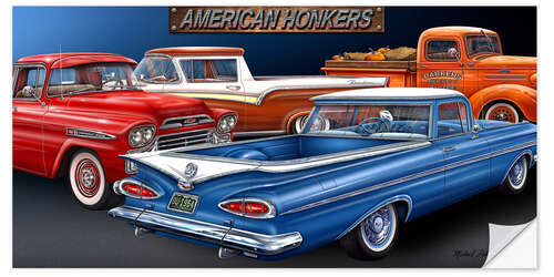 Sticker mural American Honkers