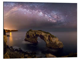 Aluminiumtavla Es Pontas | Milky Way (Majorca / Spain)