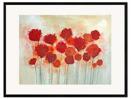 Impression artistique encadrée Coquelicots