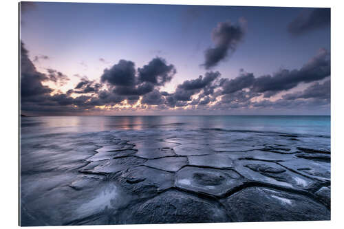 Gallery print Tatami ishi rocks on Kumejima, Okinawa, Japan