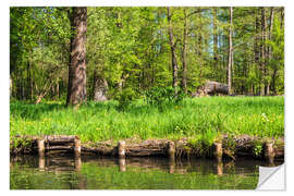 Wandsticker Landschaft im Spreewald