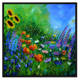 Gerahmter Kunstdruck Mein Blumengarten
