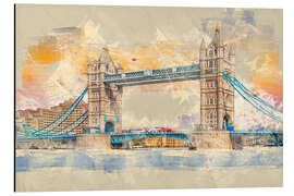 Magnettafel London Tower Bridge