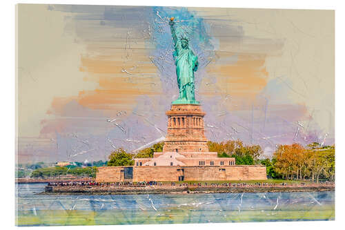 Acrylglasbild New York Freiheitsstatue