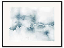 Gerahmter Kunstdruck Fließend
