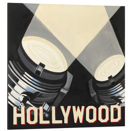 Aluminium print Hollywood