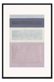 Gerahmter Kunstdruck Painted Weaving IV