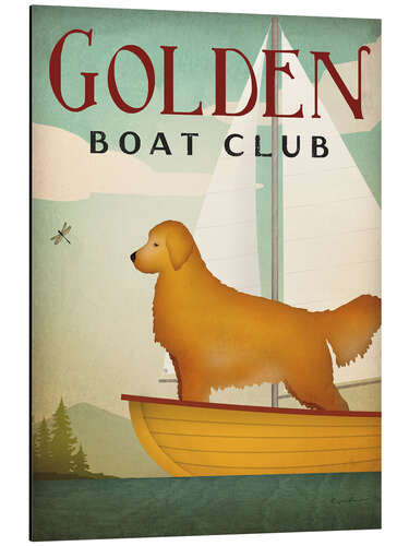 Stampa su alluminio Golden Boat Club